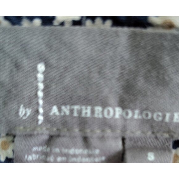 Anthropologie Cropped Long Slv V Neck Waffle Knit Top Size S Casual Y2K Preppy - Picture 2 of 4